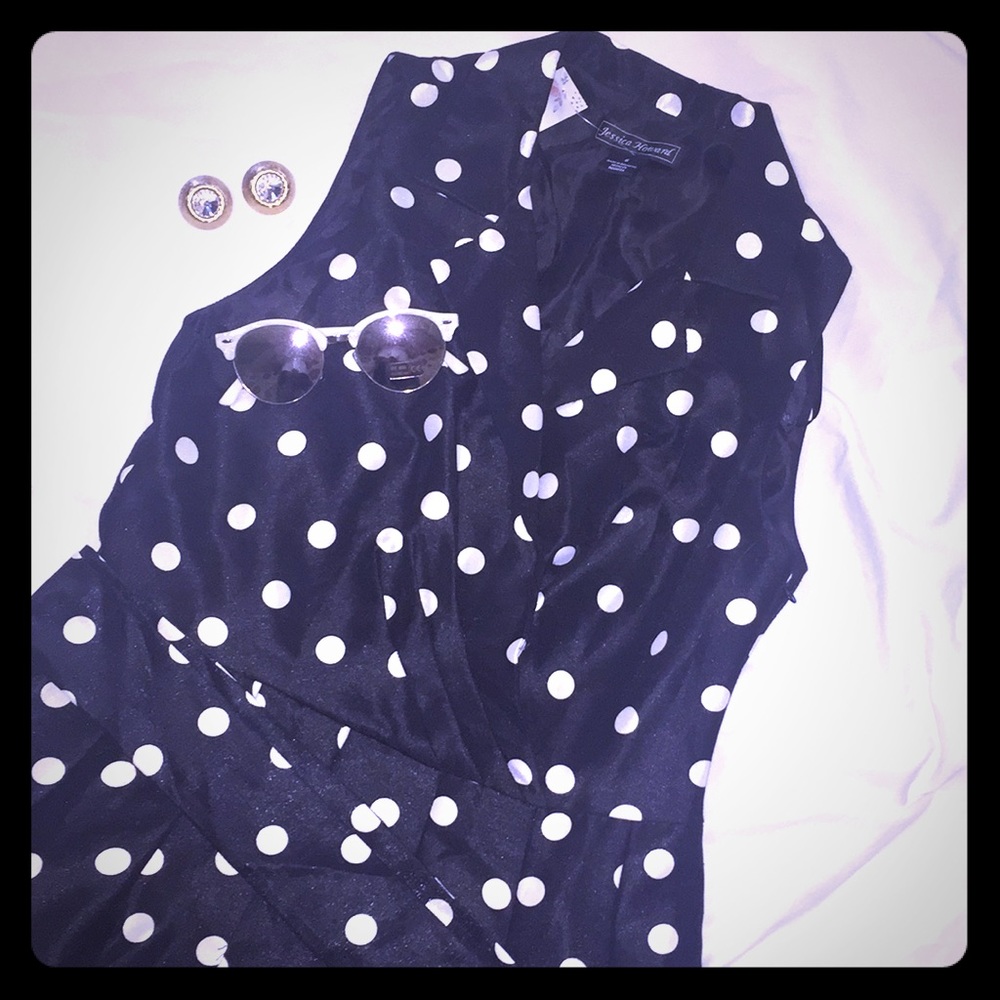 Black and White Polka Dot dress